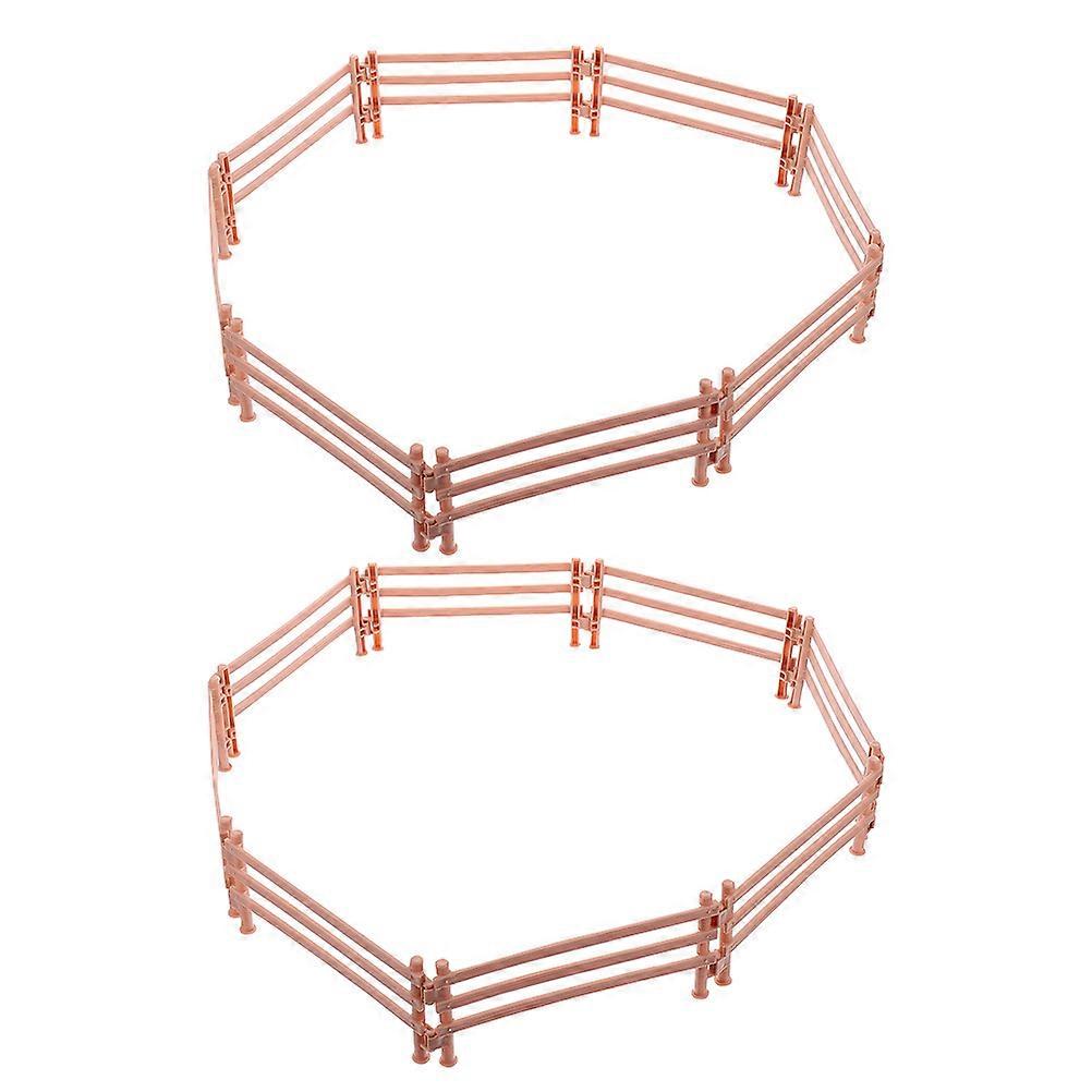 16 ks Detské hračky Plot Farm Animal Plot Plastové záhradné oplotenie Kvetináč Plot Dekorácia plota Plot Border Garden Picket plot panely