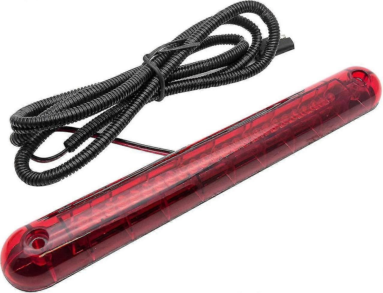 3: e bromsljus 24 Led 12v, Hög installation, Röd