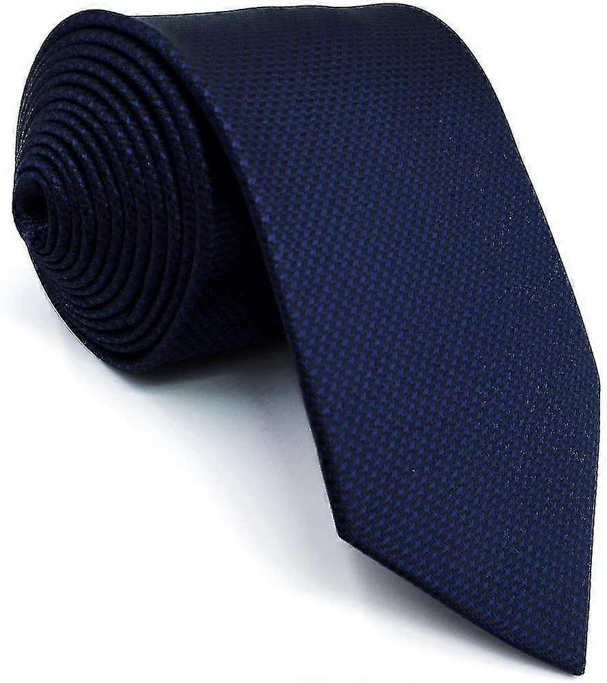 Slips Solid Blue Navy Silk Men Navy