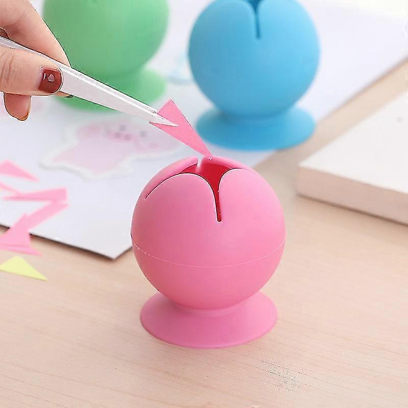 Mini Desktop Trash Can Silicone Suction Cup Type Manual Waste Paper Collector B2 Ff Ty