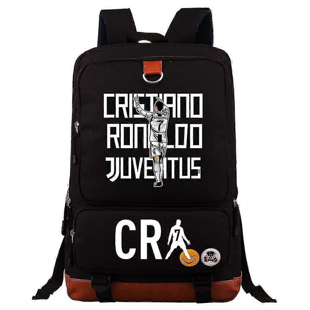 Cr7 Ανδρικό Casual Σακίδιο Υπολογιστή Για Εφήβους, Laptop Σακίδιο Ταξιδίου Σε Μαύρο Χρώμα, Ιδανικό Για Φοιτητές, Σχολική Τσάντα Για Ταξίδια, Καθημερινά Mochilas