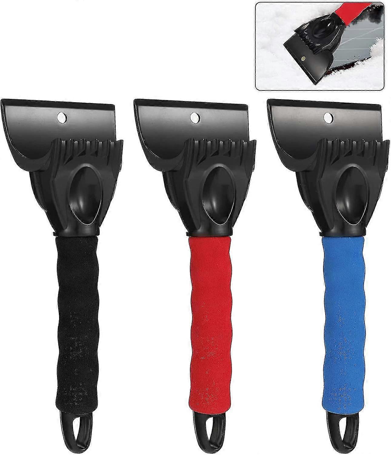 3 Pack Car Ice Scraper, Windshield Scraper Ice And Snow Scraper
