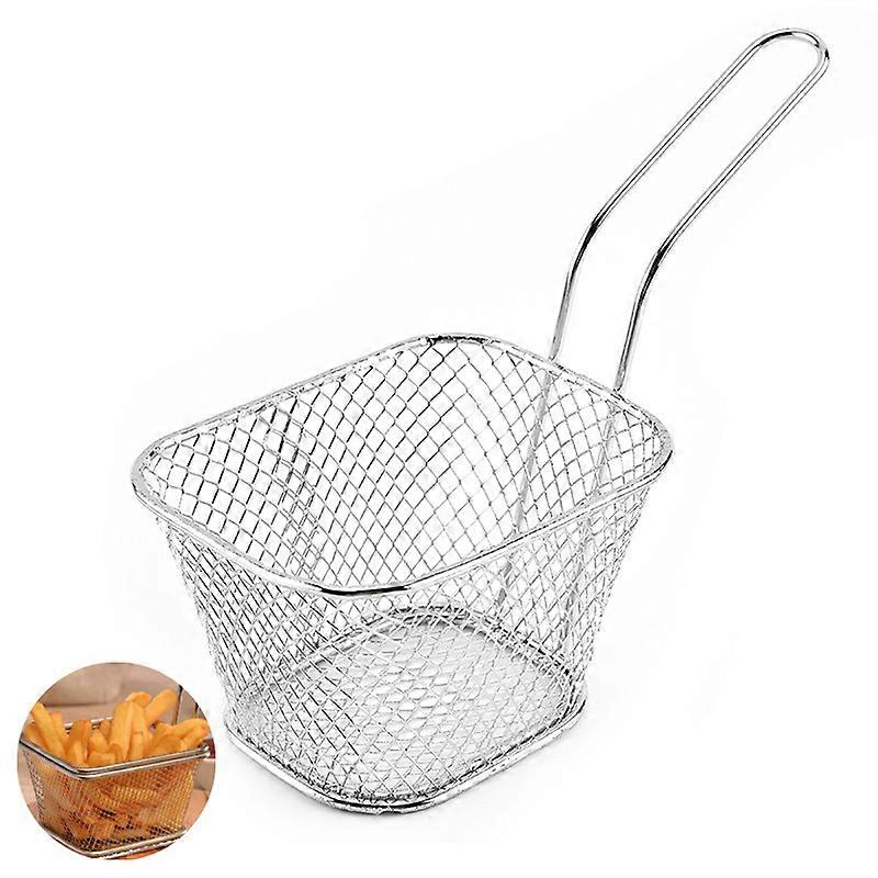 Salgsfremmende salg Rustfritt stål frites stekt kurv