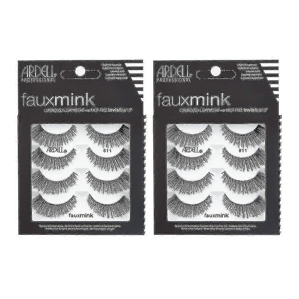 Faux Mink 811 Multipack Lightweight Lashes with Invisiband-yu