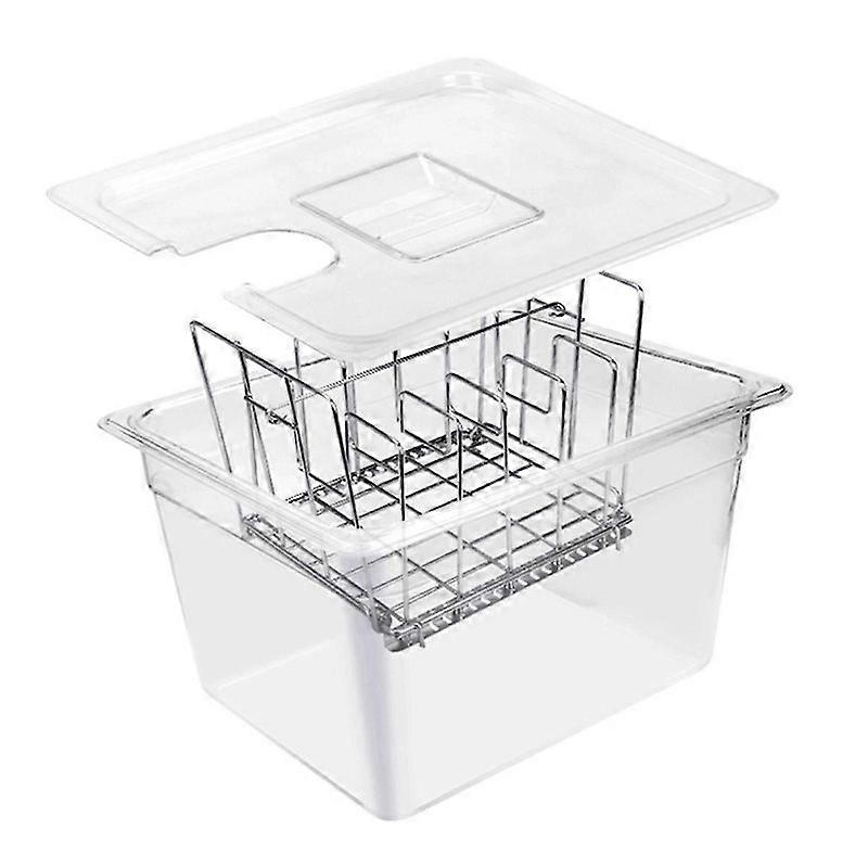 Sous Vide Fornuis Machine 11L Container met Roestvrij staalrek Afneembare Verdelers Separator