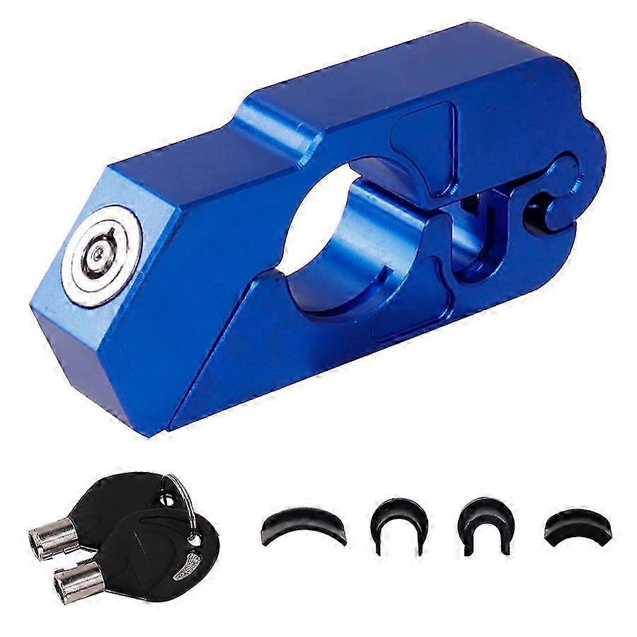 Motorcycle Grip Lock Anti-Theft Security Lock (blue)