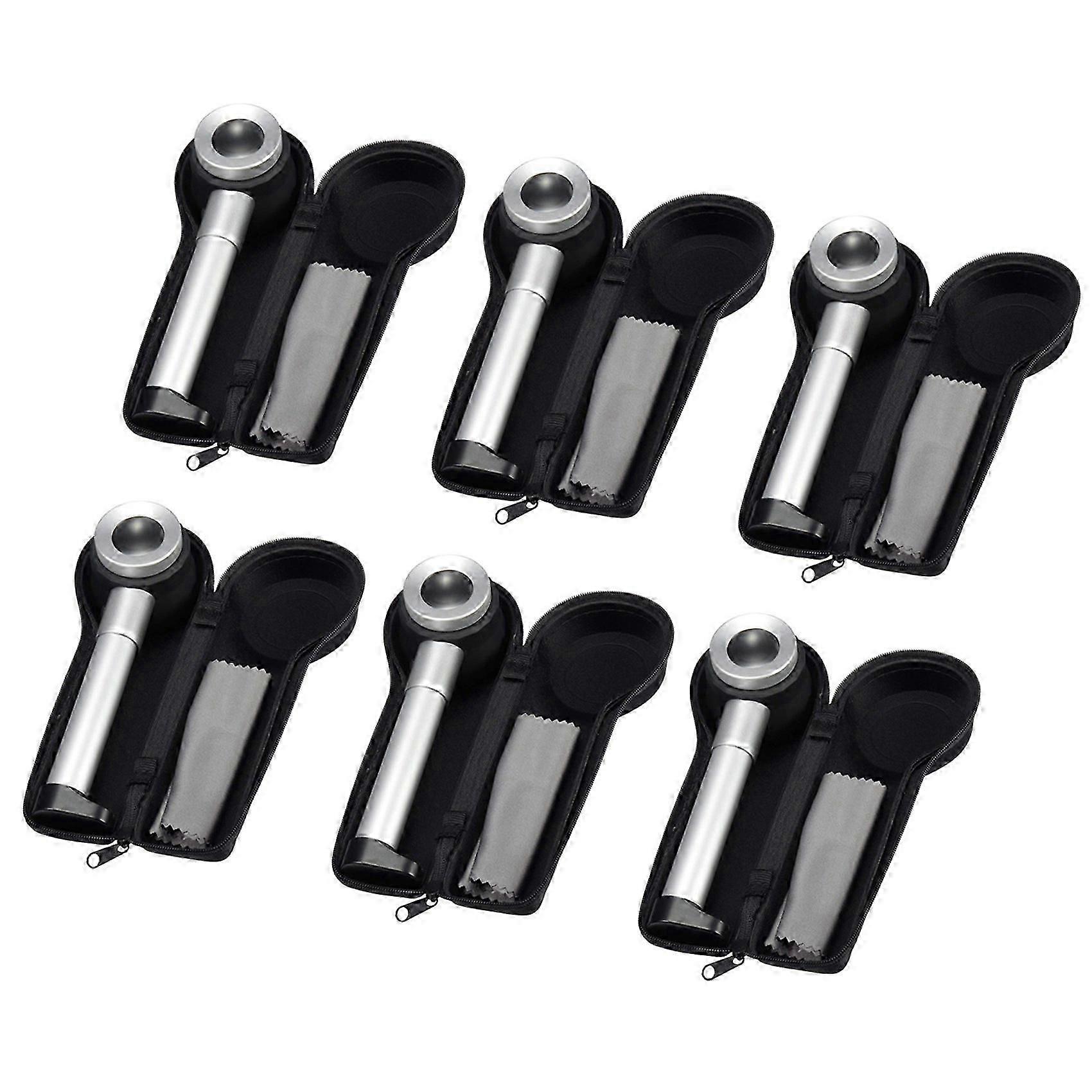 6X Handheld 45X Folding Tester Metal Magnifiers Cloth Thread Counter