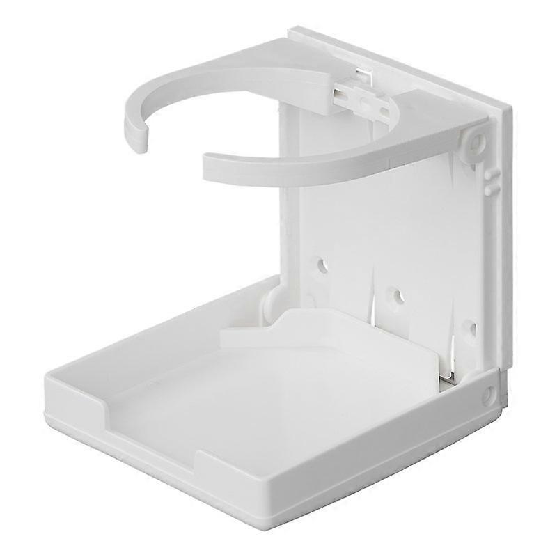 Cup holder foldable adjustable white