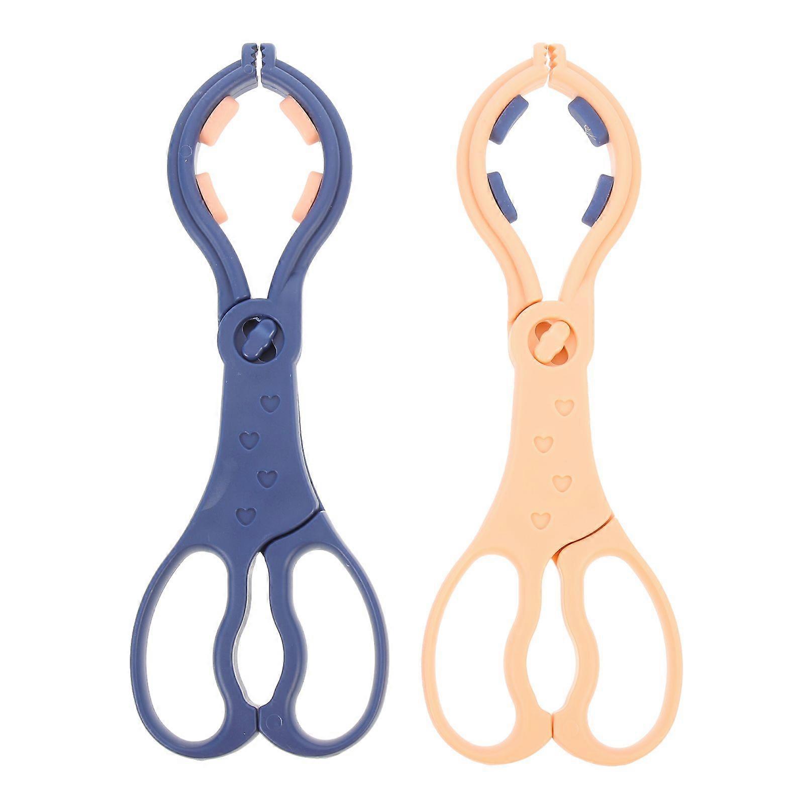2pcs Non-Slip Infant Hot Milk Bottle Clamps Multi-function Feeding Bottle Clamp