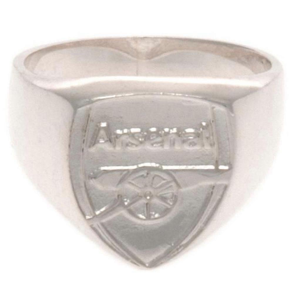 Arsenal Fc Sterling Silver Ring Small