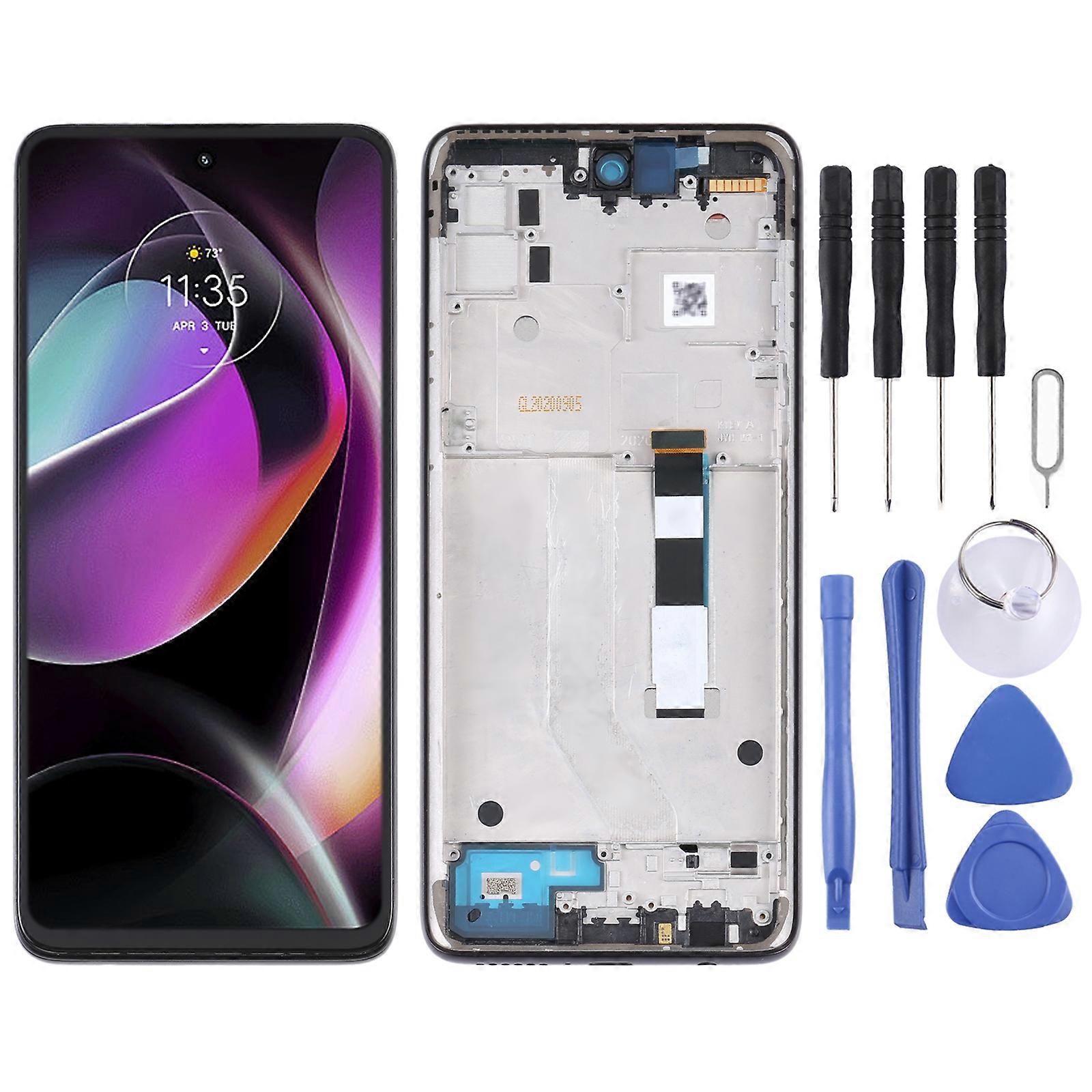 Ecran LCD TFT pour Motorola Moto G 5G Numériseur Assemblage complet avec cadre