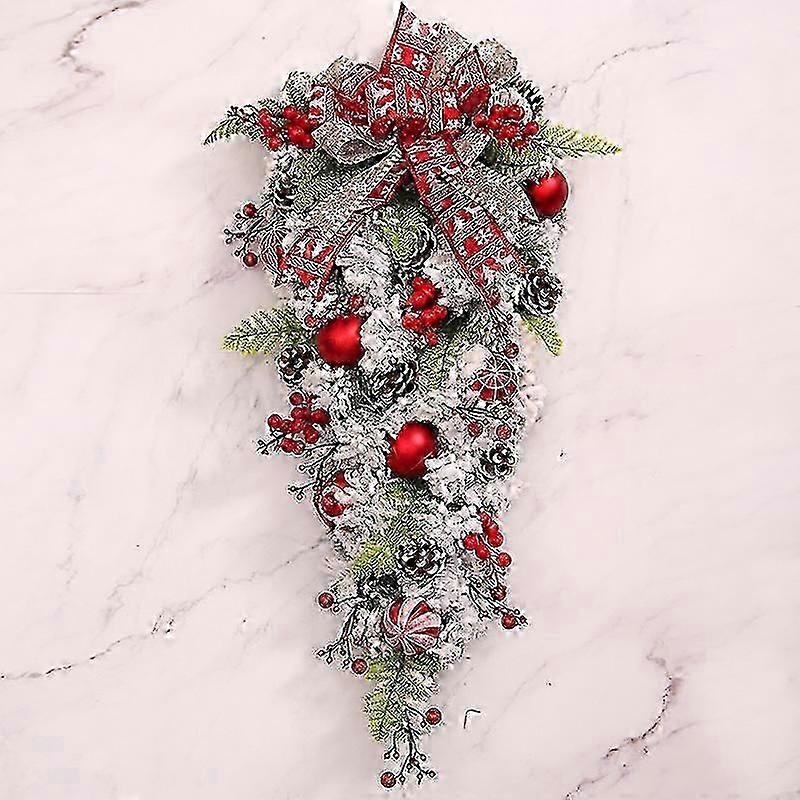 Karácsonyi koszorú , Karácsonyi rattan füzér Mesterséges koszorú