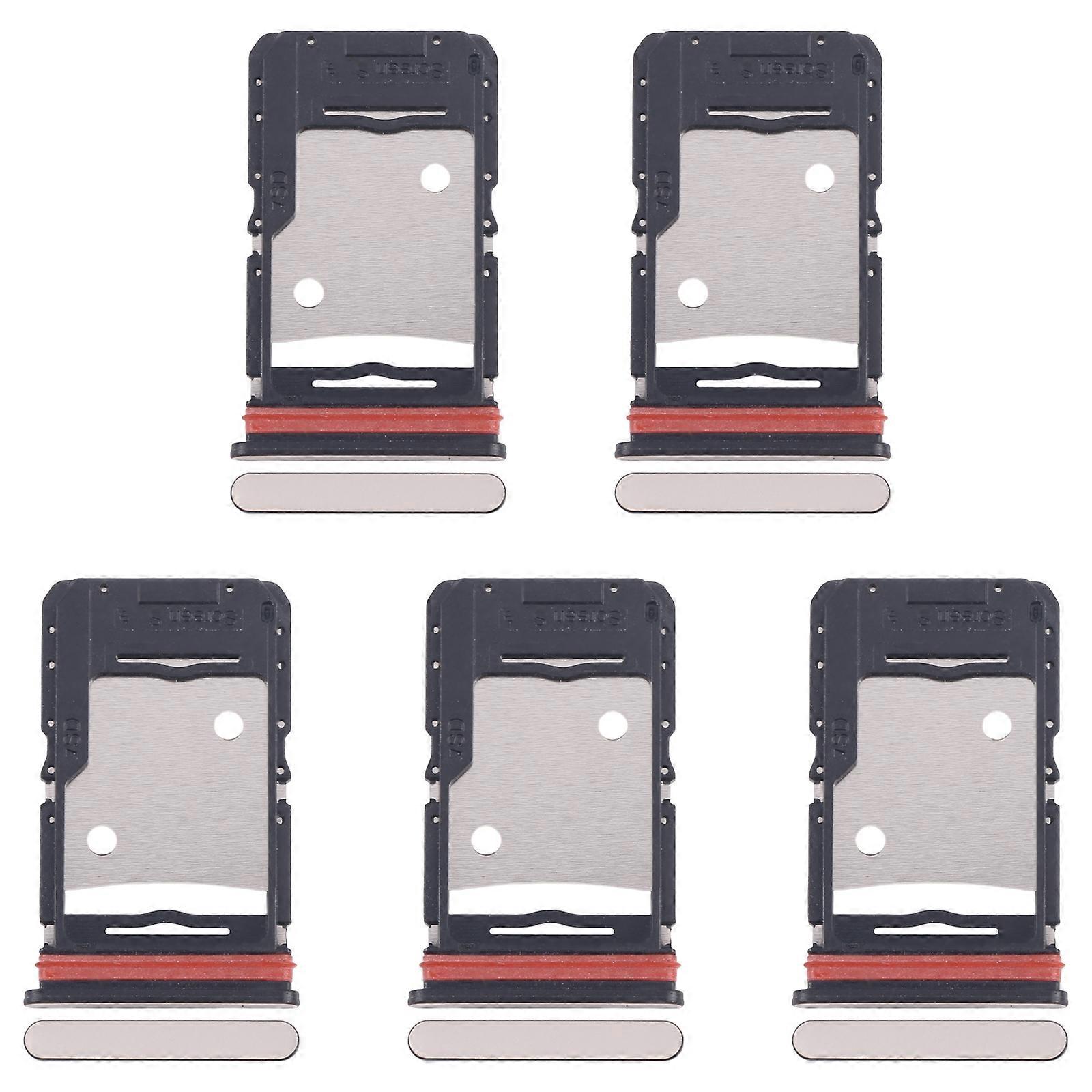 For Infinix Note 30 5G X6711 5pcs SIM Card Tray + SIM Card Tray + Micro SD Card Tray