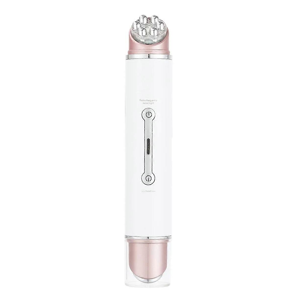 Mini EMS Eye Massager, Ion Heating Eye Lifting Massager Anti-Wrinkle LED Light Therapy Beauty Device