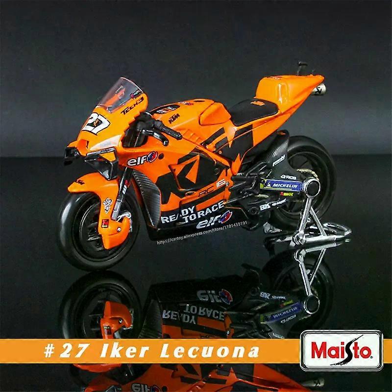 1:18 Tech3  Factory Racing 9# Petrucci 27# Lecuona Factory Licensed Simulation Alloy Motorcycle Model Toy Collection MAXP