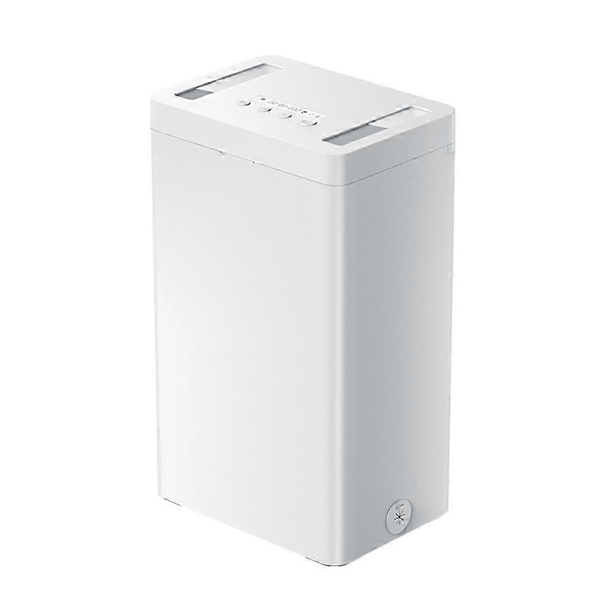 Exquisite Metal Timed Lock Box,Mobile Phone Lock Box with Timer, Lock Container Self-Controlled Time Release Safety Locker(White)