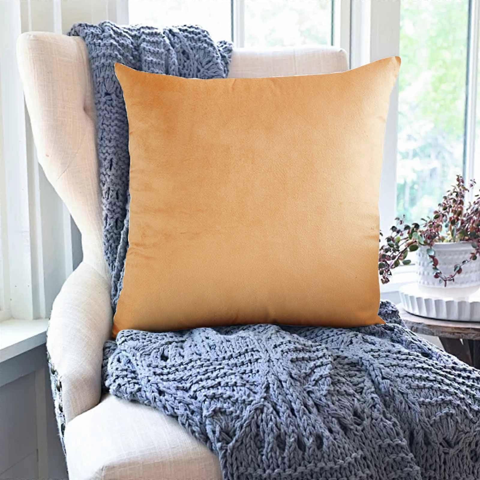 Fløyelsputer Puter Sofaer Puter Stoler Midjestøtter Nakkestøtter Ryggstøtter Puter Fløyel Putetrekk