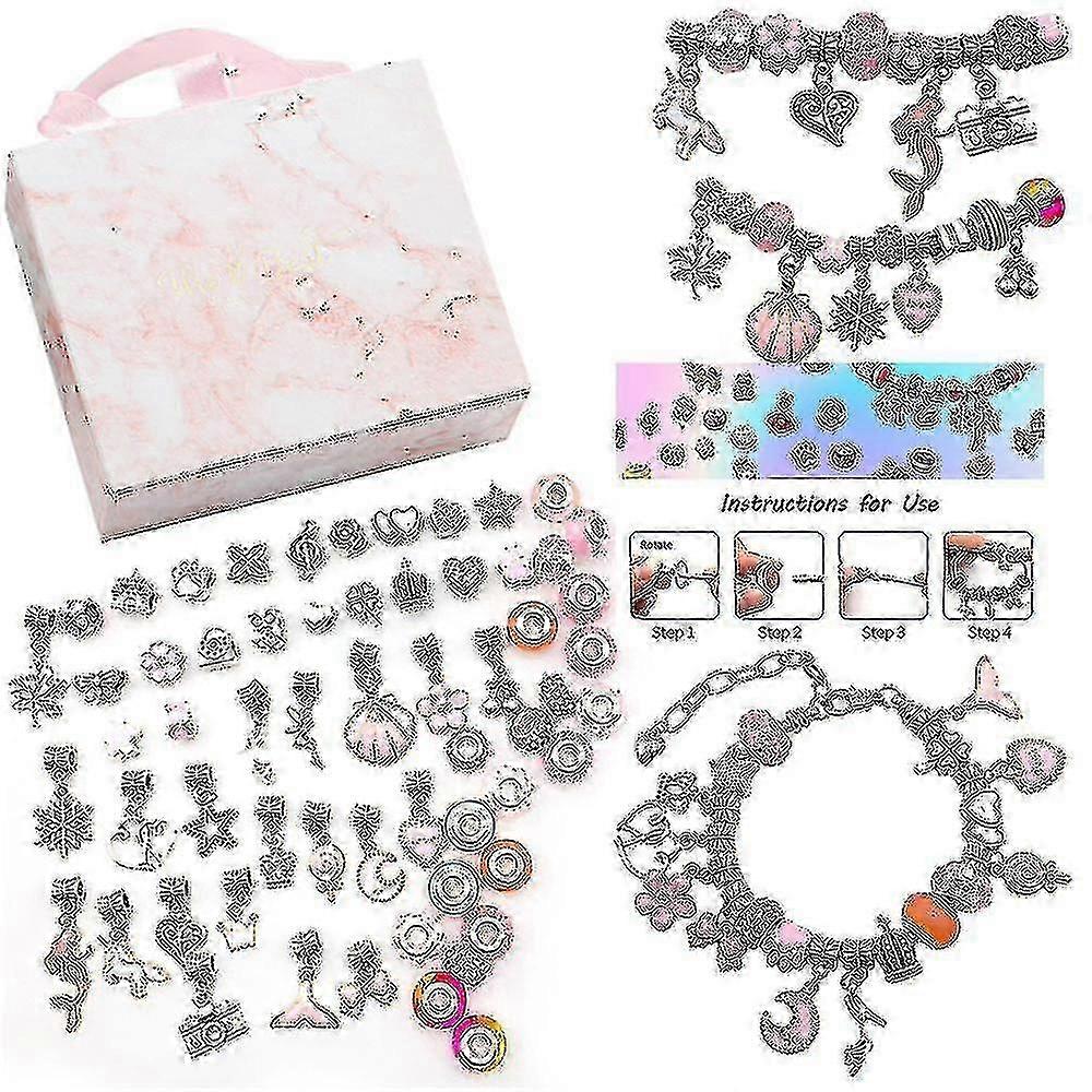 Χριστουγεννιάτικο Advent Calendar 2023 Charm Bracelet Diy Kit Ημερολόγιο αντίστροφης μέτρησης Κοσμήματα f54