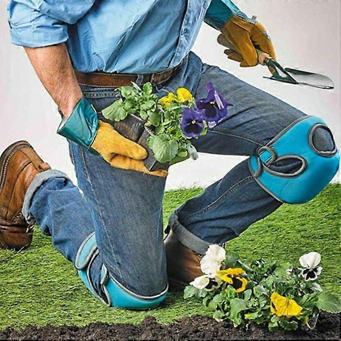 Justerbara knäskydd för trädgården