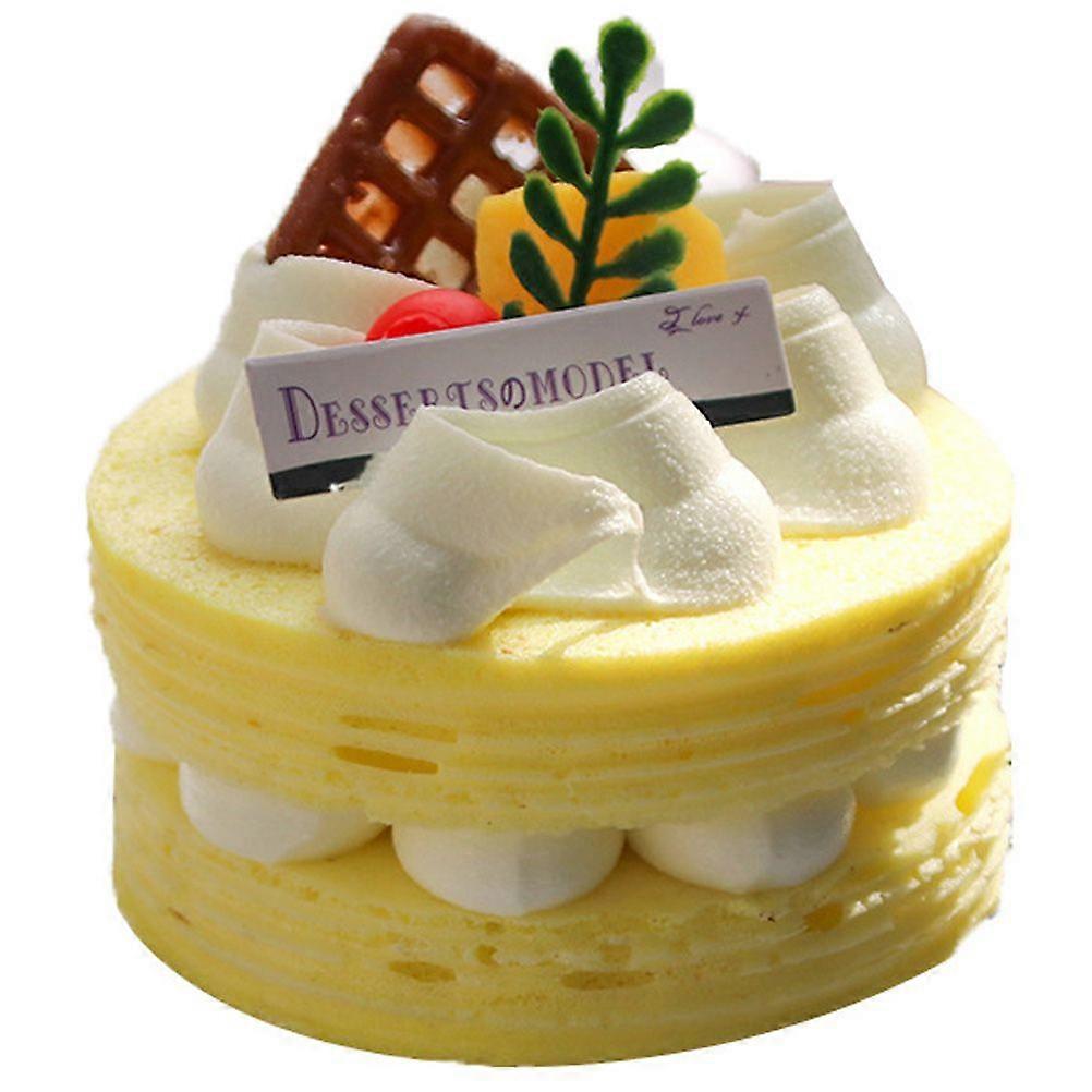 Artificial Cake Model Simulated Dessert Cake Model Showcase Display Cake Ornament Party Prop