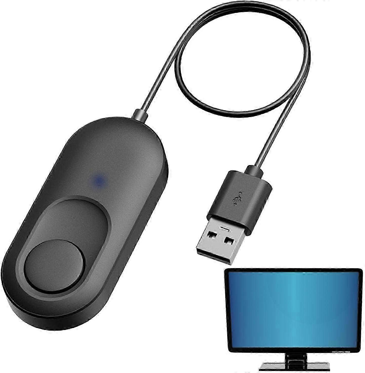 ExquisiteMouse Mover, USB Driver Free Undetectable Mouse Jiggler for Computer, Mouse Movement Simulation for Computer Awakening