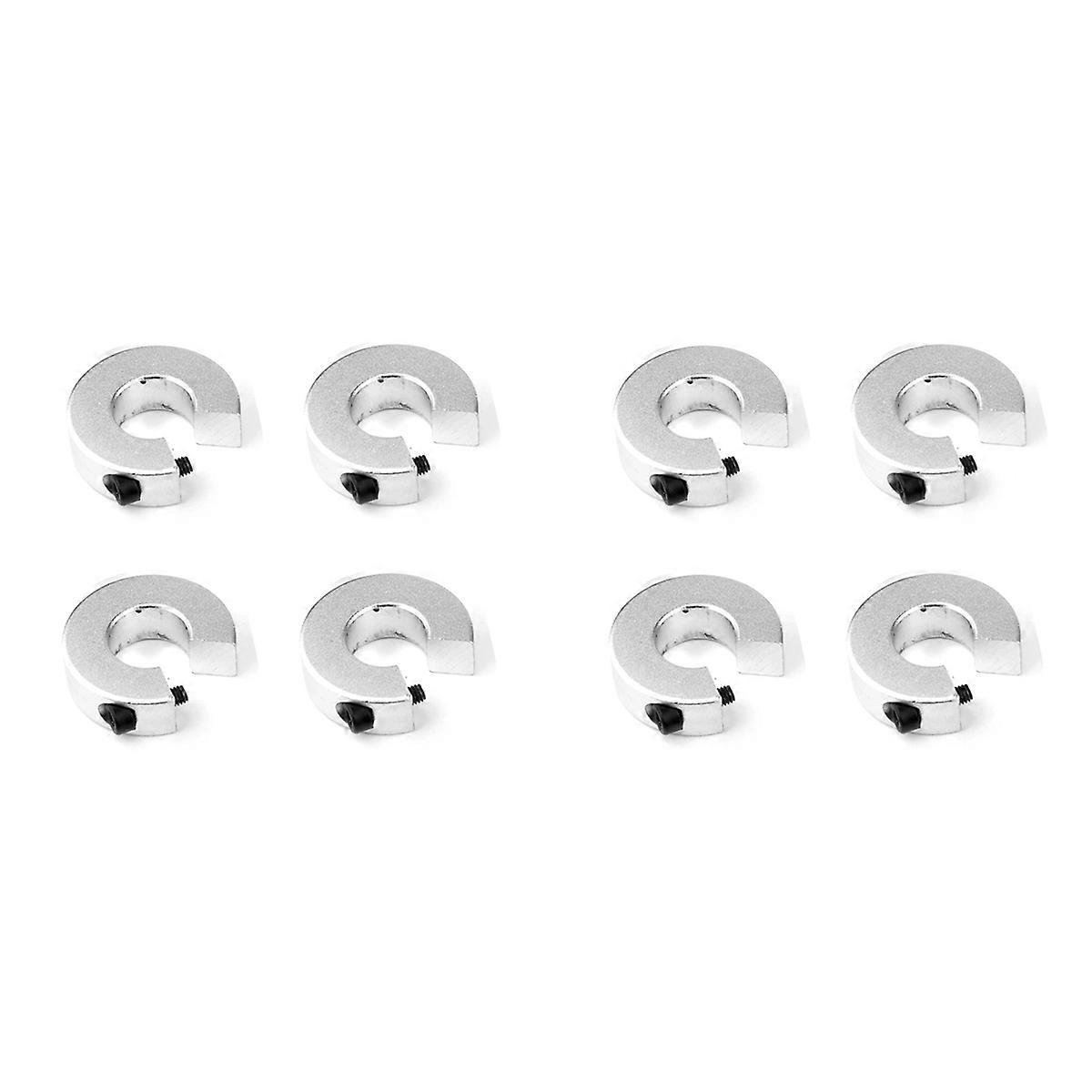 8pcs SBR16 Linear Rail Stop Collars Aluminum Alloy Shaft Limit Fixing Rings with Screw,Linear Rail