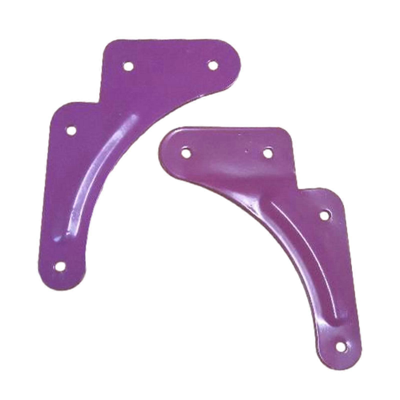 2x Step Ladder Reinforcement Fixing Sheet Ladder Corner Code Purple