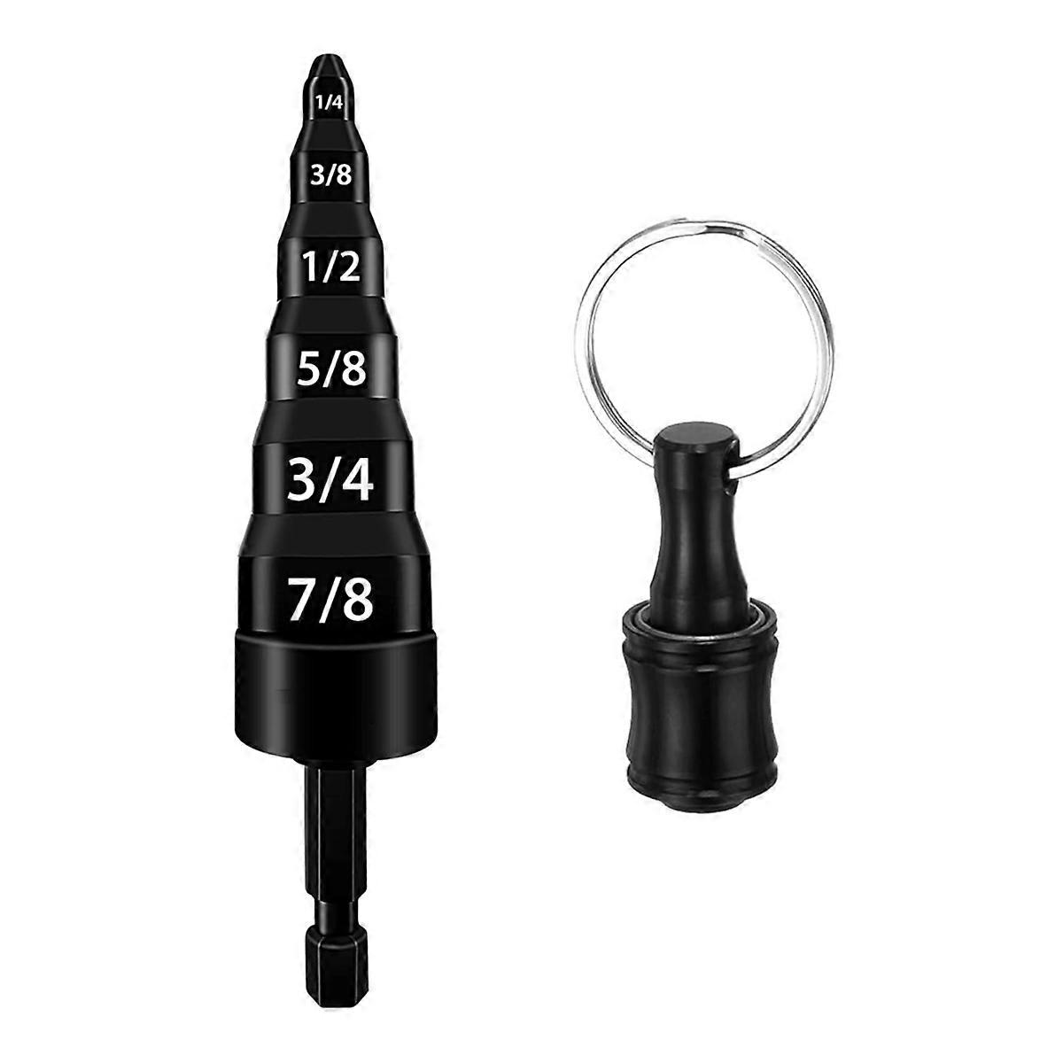 6 in 1 HVAC Repair Tool with Bit Holder, Swage Tube Expander Air Conditioner Copper Pipe Flaring To