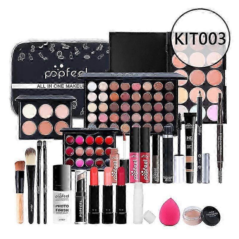 Beauty Advent Calendar 2024, Cosmetic Make up Set - Eyeshadow Palette, Lip Gloss Set, Lipstick, Mascara, Eyebrow Pencil