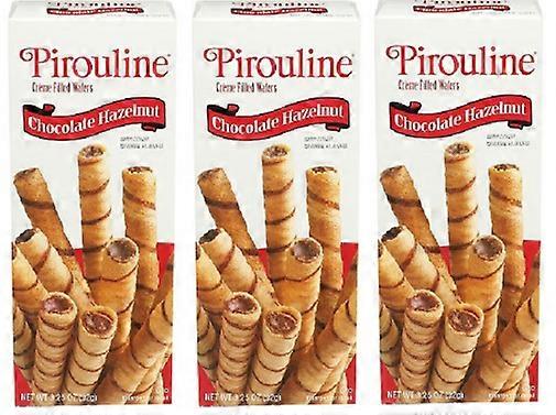 Debeukelaer Pirouline Chocolate Hazelnut Creme Filled Wafers 3 Pack