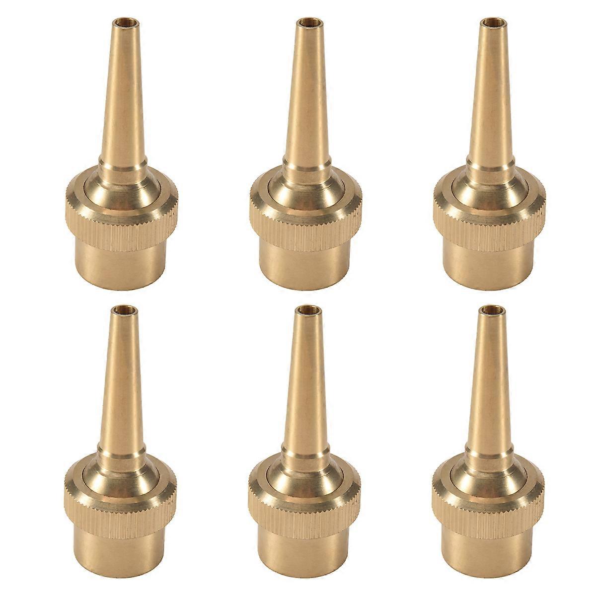 6 PCS Fountain Nozzle Head G1/2 DN15 Adjustable Direction Jet Water