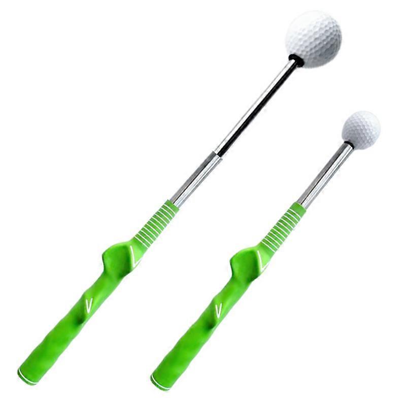 Golf Swing Practice Stick Telescopic Swing Trainer Navy Blue