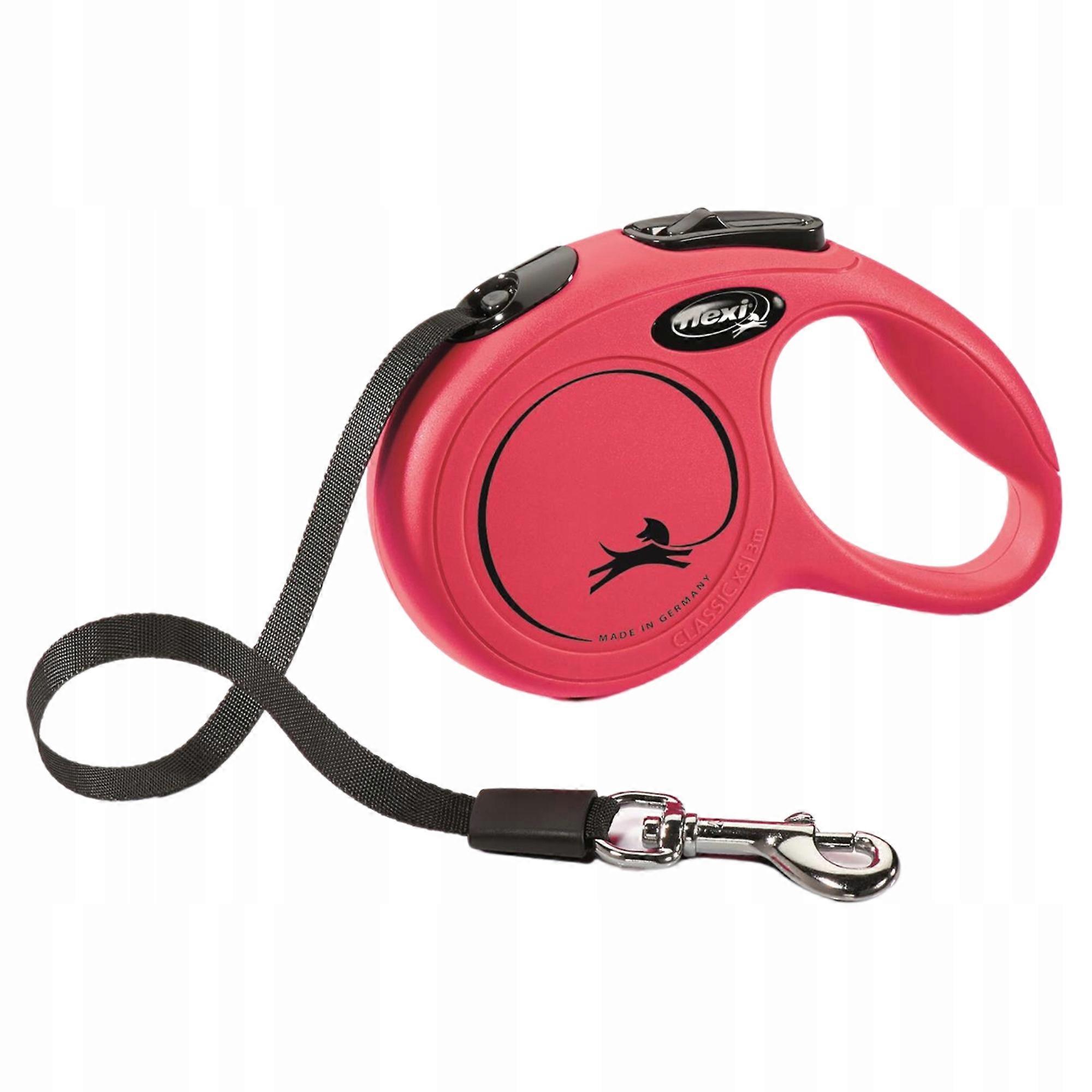 Flexi Automatic Leash For Dog New Classic Tape Xs 3m Black