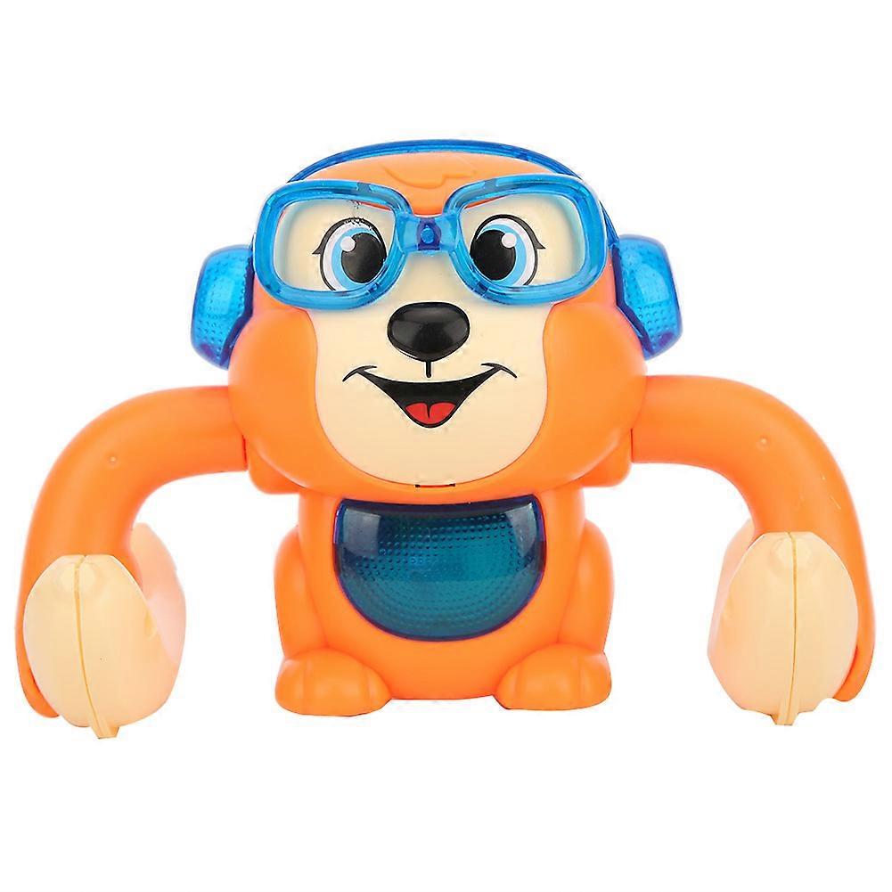 Voice Control Little Monkey Toy 360 Degrees Rolling Children Electric Toy with Sound Effect