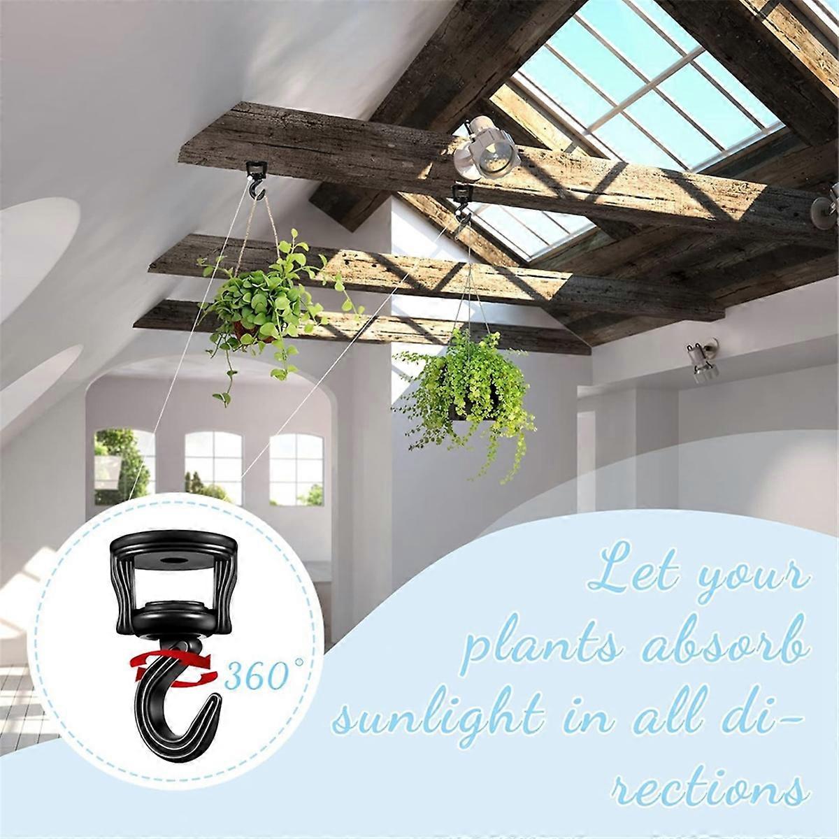 Ceiling Hook Lighting Hook Orchid Hook for Hanging Plants Swivel Hook