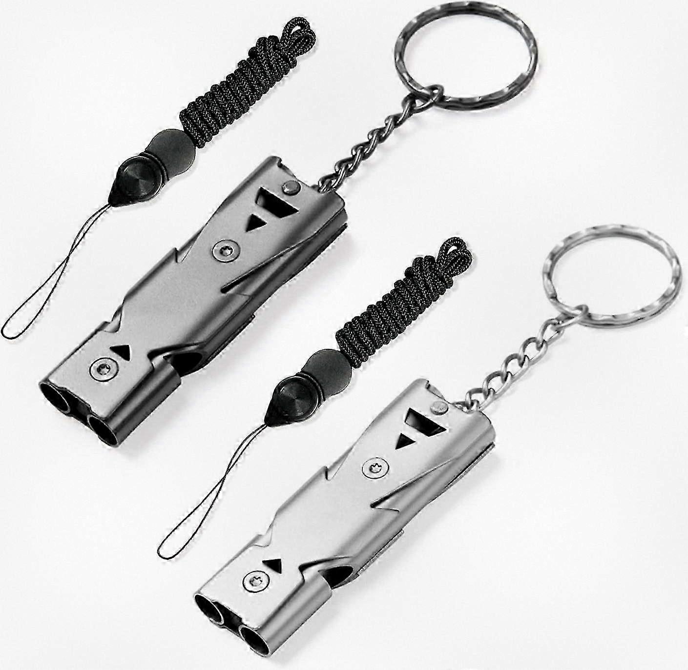 Survival Whistle, Metal Safety Whistle, Professional Emergency Whistle for Outdoor Use