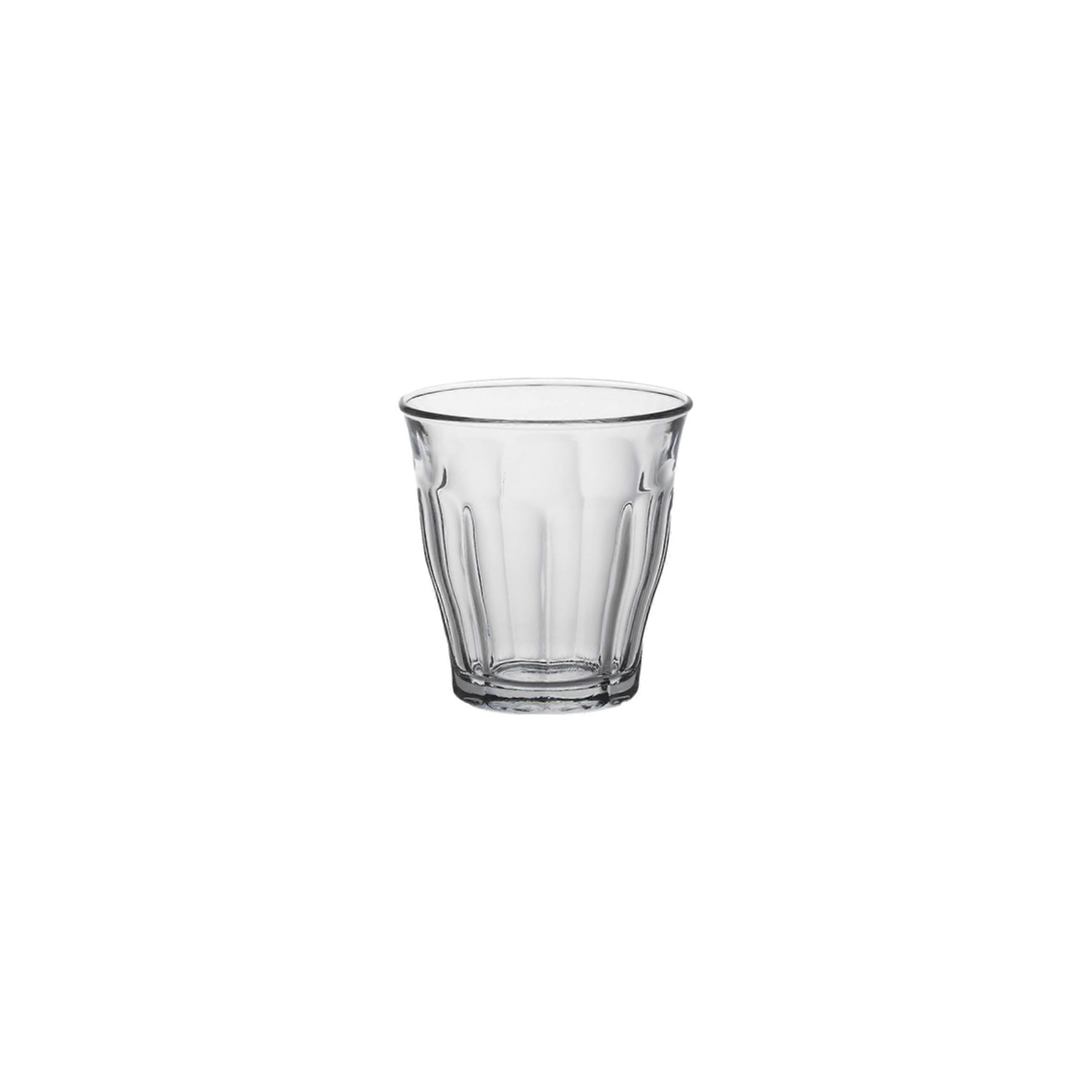Clear Tumbler Set Of 6, 4 3/8 Ounce Capacity