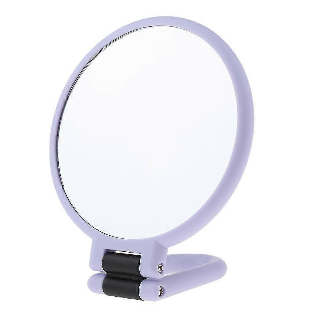 4x 2-Sided Magnifying  Folding Tabletop Travel Makeup Mirror