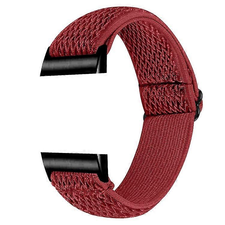 Compatible For Fitbit Charge 3 / 3 SE / 4 Elastic Watch Strap Adjustable Wrist Band with Black Connector