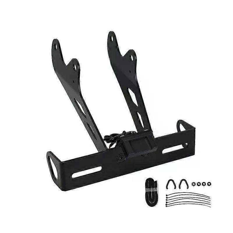 For Yamaha MT-09 MT09 SP 2024 2025 Motorcycle License Plate Frame Holder Bracket Rear Fender Eliminator Tail Tidy w/ LED Light