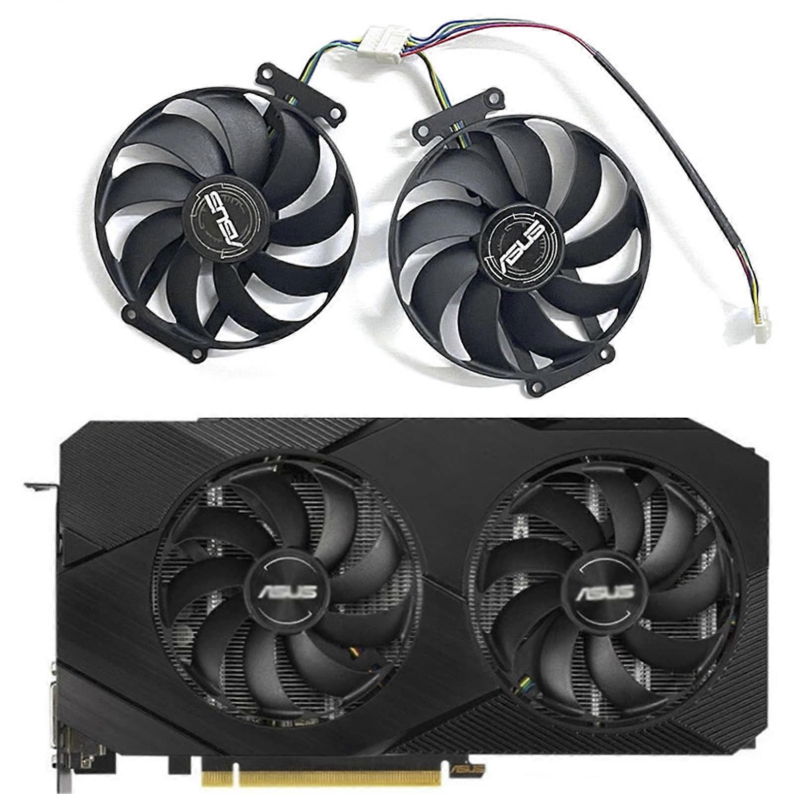 FDC10H12S9-C 6-Pin RTX 2060 Super GPU Fan For ASUS GTX 1660 Ti Compatible Dual EVO OC RTX 2070 Graphics Card Cooler Fan