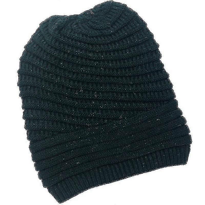 Dames Tricoté Slouchy Beanie Hat Winter Warm Cap