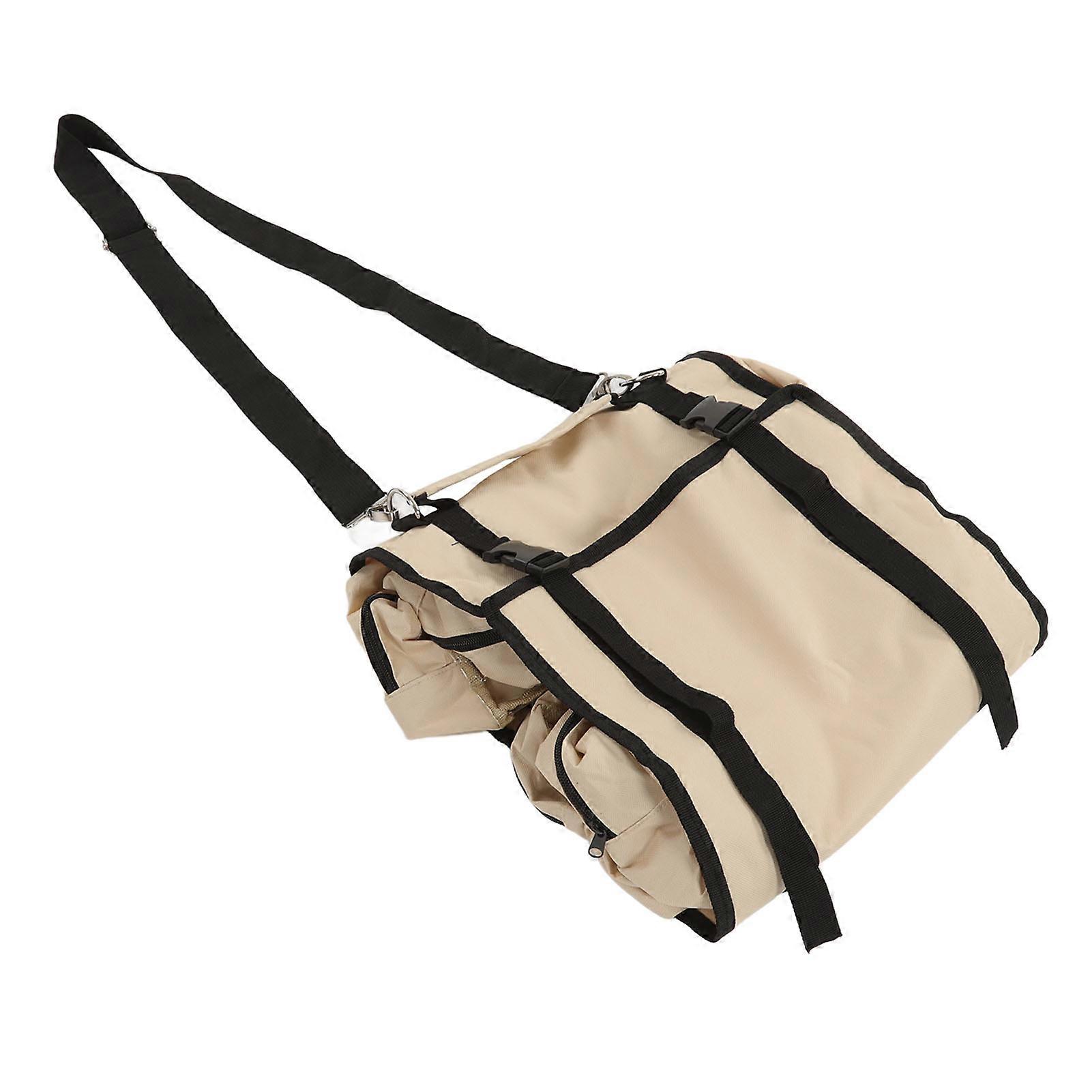 نشمر حقيبة أداة 600D أكسفورد القماش حقيبة كتف تخزين قابلة للفصل للأجهزة كهربائي أداة البيج 