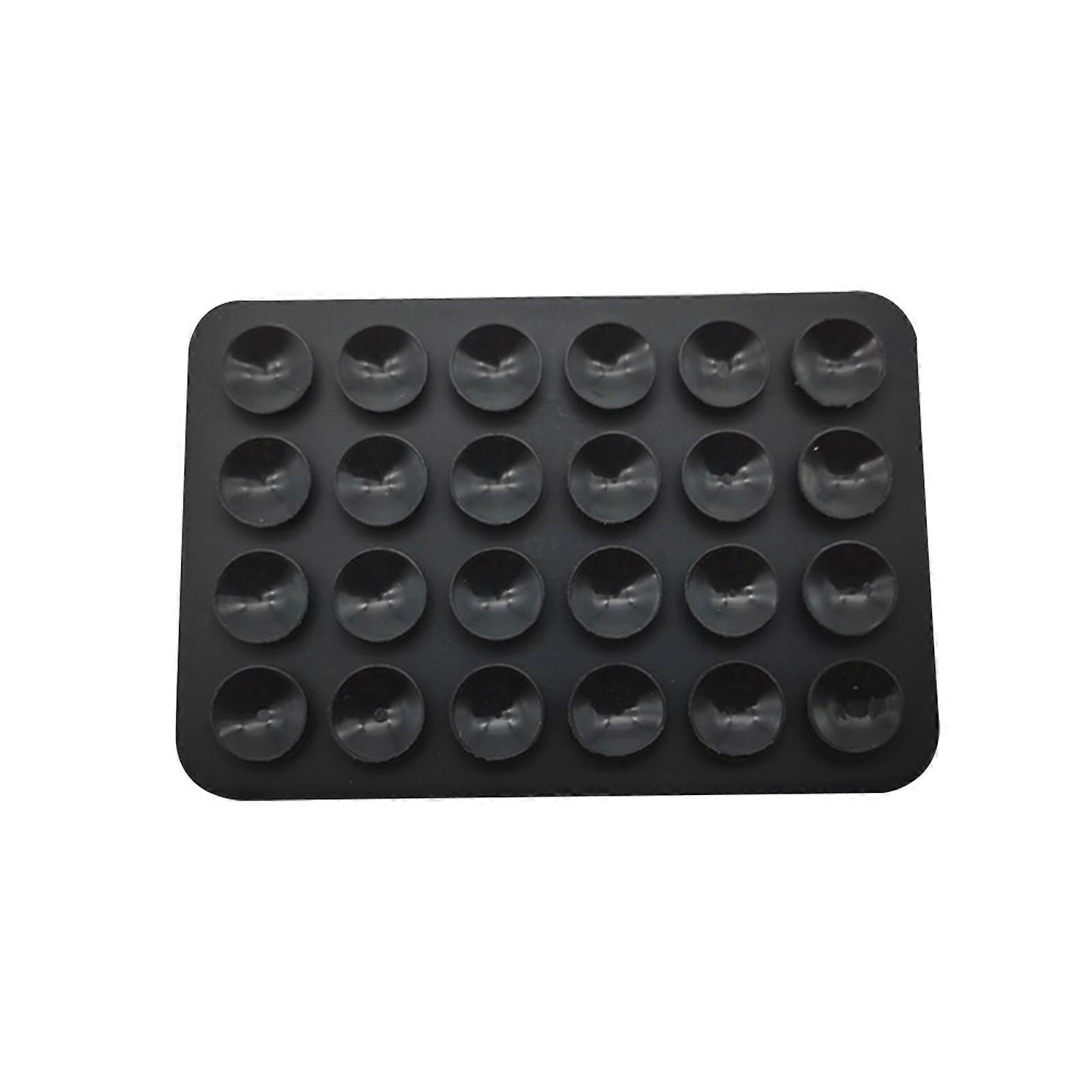Non Self-adhesive Multi-function Portable Design Simple Operation Mobile Phone Accessories 24 Suckers Square Silicone Save Space