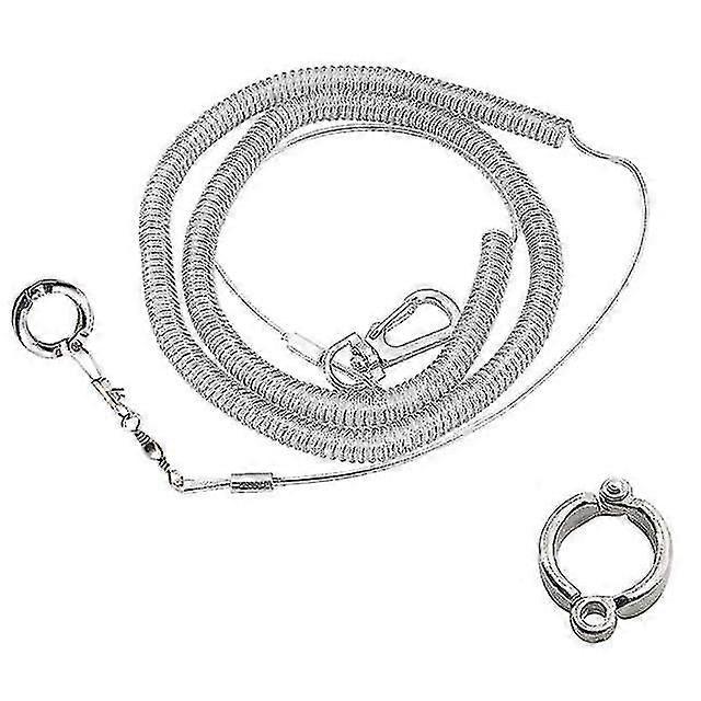 超軽量オウムの鳥の馬具、反咬合飛行訓練ロープ(PrettyJ)