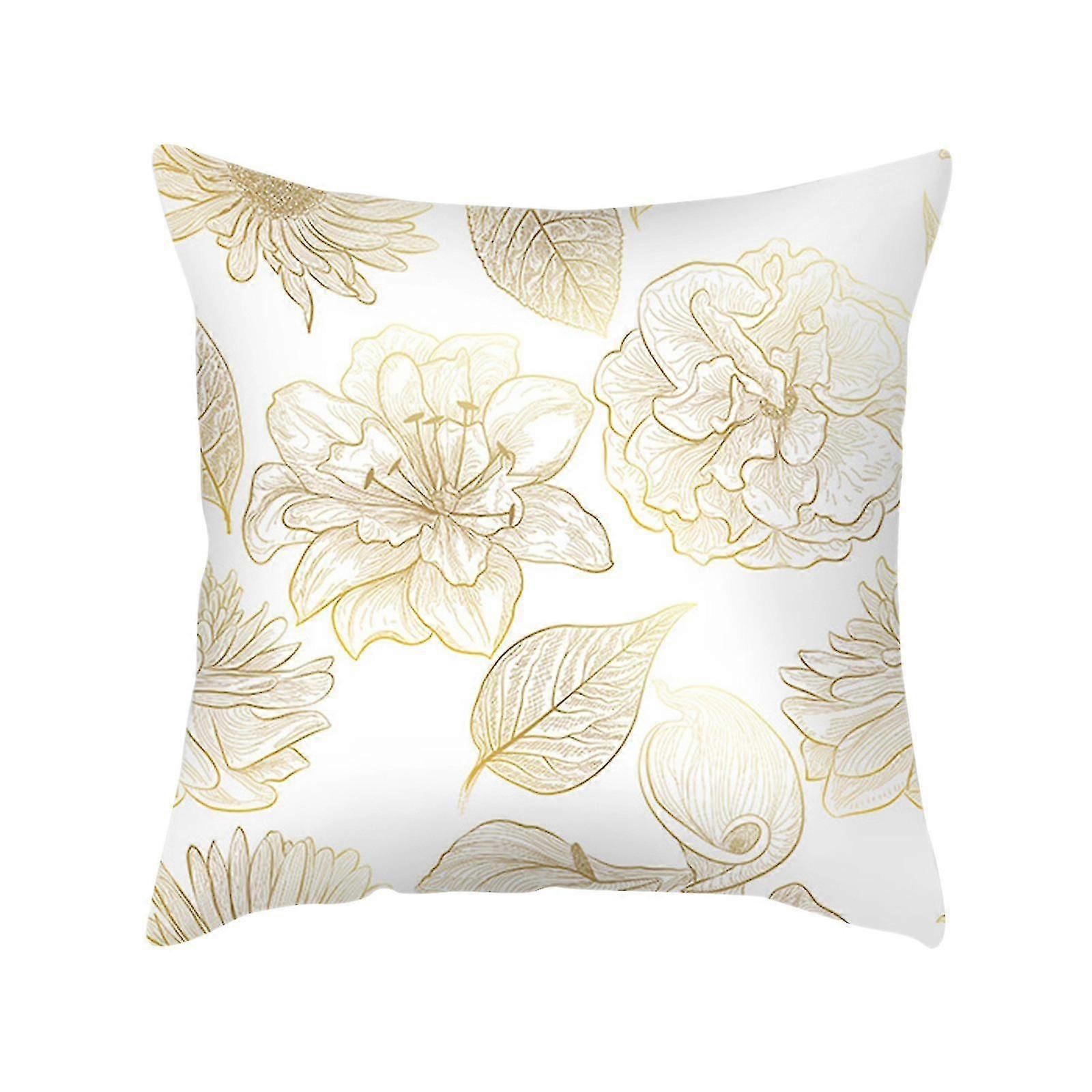 En Leaves Throw Covers Fll Square Cush