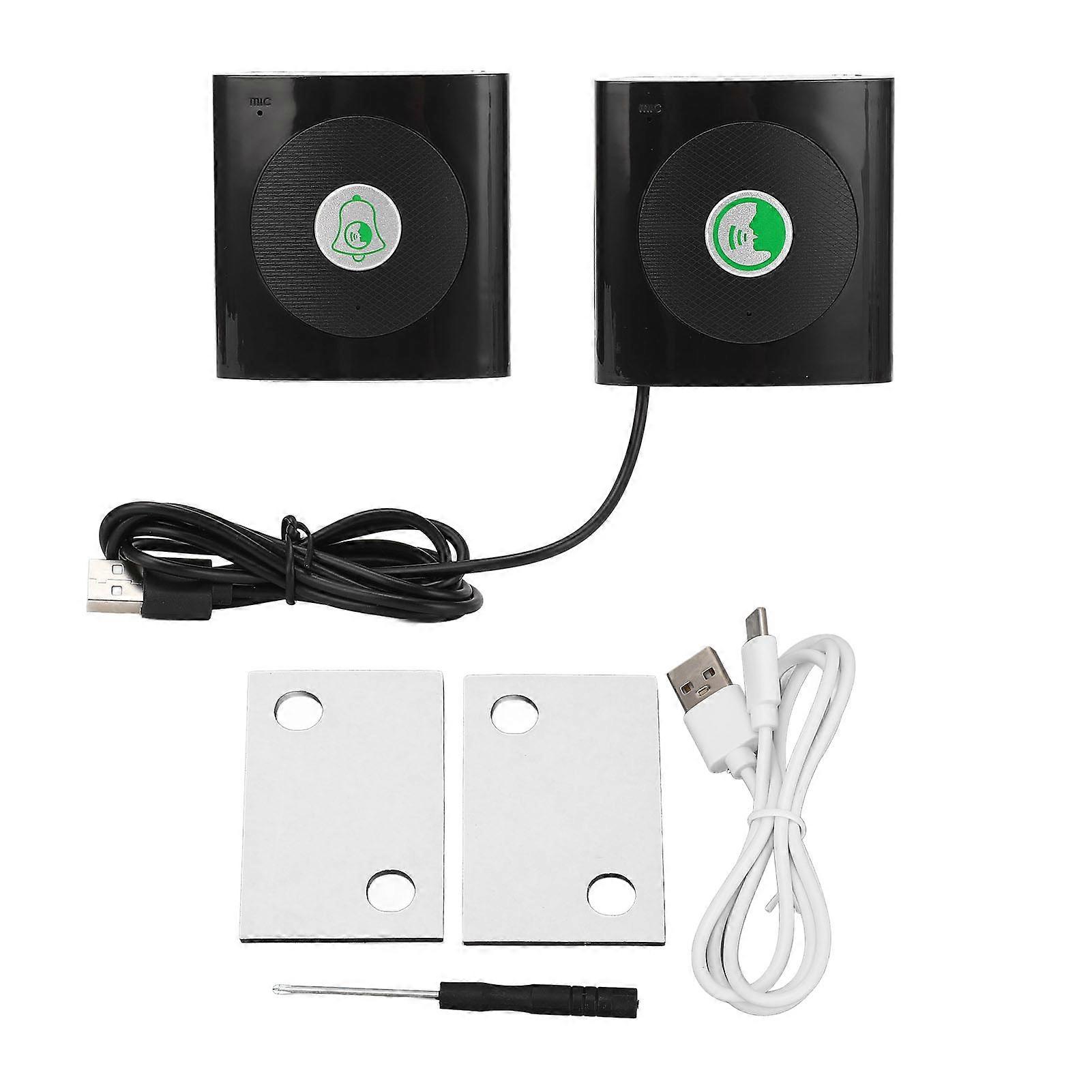 Wireless Voice Intercom Doorbell - 2-Way Communication, Long Battery Life, Easy Install