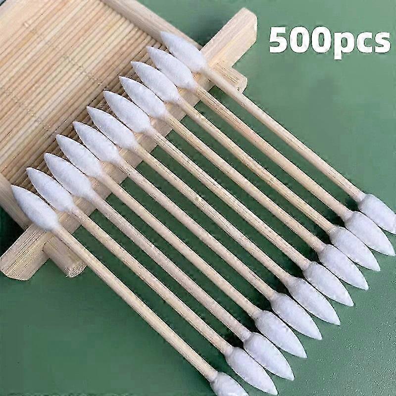 Doppelseitige Make-up-Wattestäbchen mit 1000/500 Stück Packung
