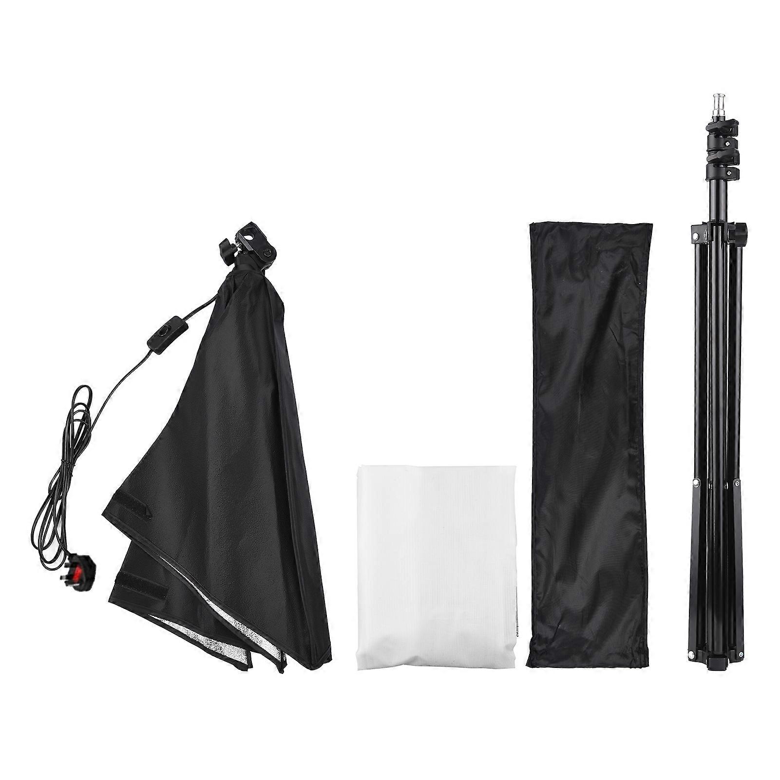 Studio Photography Kit with 50x70cm Softbox * 1 + 2M Metal Tripod Stand * 1 for Live Streaming Portrait Product Photo Video
