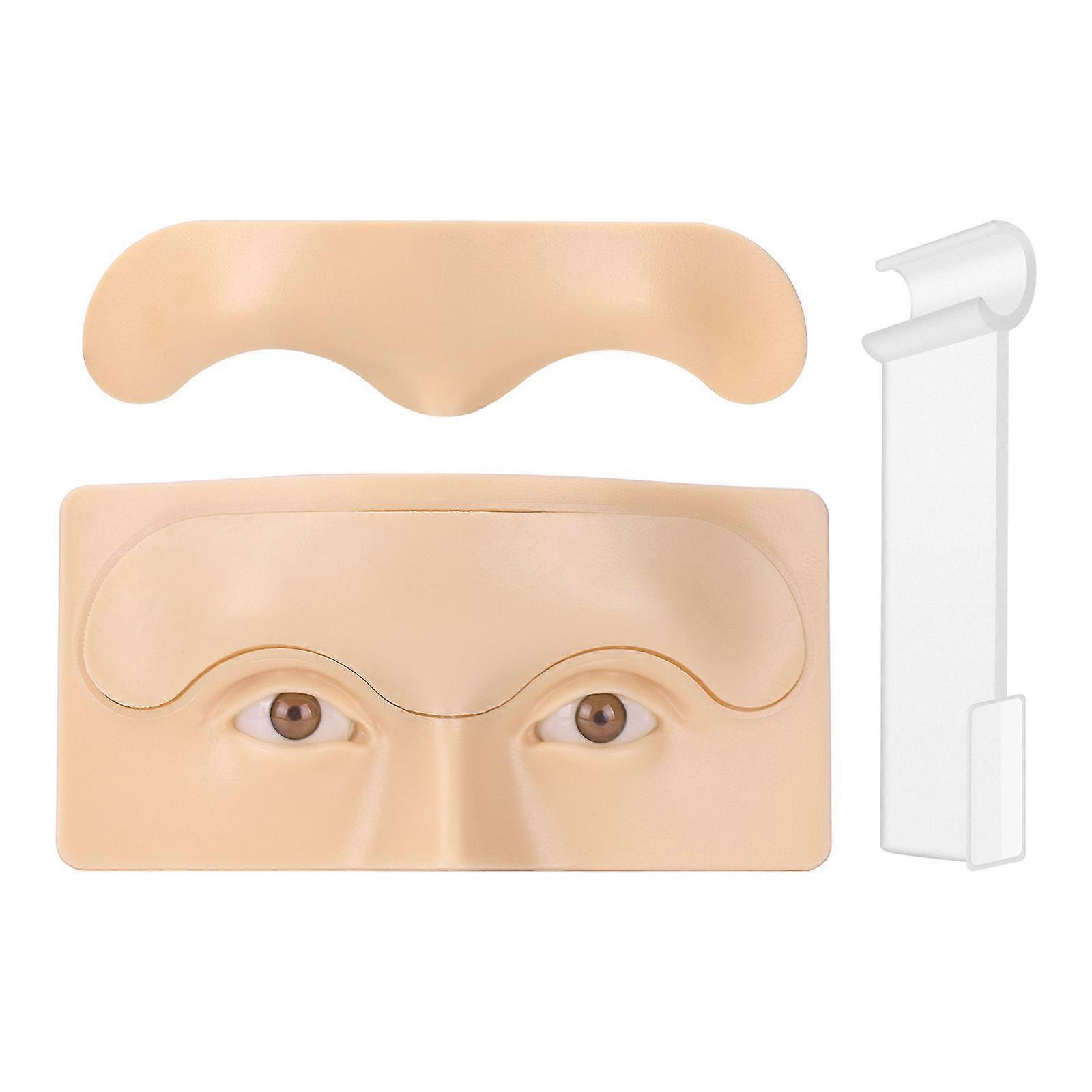 Replaceable Beauty Tools Bionic Thickened Skin Fixed Non-slip Makeup Eyebrow Tattoo Practice Plate